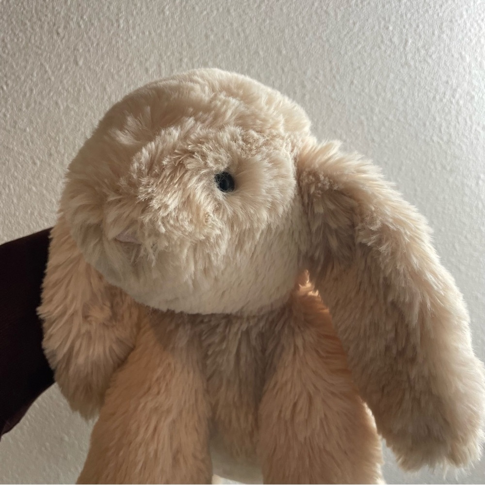 Jellycat I am Smudge Rabbit Bunny 15” Plush Stuffed Animal Light Beige - Picture 5 of 14